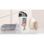 Read Books Change The World - White 15oz Stainless Steel Travel Mug Travel Mug Globally Fulfilled Reading