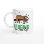 Hanging For Rest Day - White 11oz Ceramic Mug White 11oz Mug Fitness Globally Fulfilled