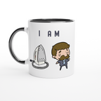 I Am Ironing Man - White 11oz Ceramic Mug with Colour Inside Colour 11oz Mug Funny Globally Fulfilled