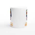 It Might Be Time To Rewind - White 11oz Ceramic Mug White 11oz Mug Globally Fulfilled Music Retro