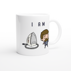 I Am Ironing Man - White 11oz Ceramic Mug White 11oz Mug comic Globally Fulfilled