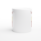 Stay Positive - White 11oz Ceramic Mug White 11oz Mug Globally Fulfilled Motivation