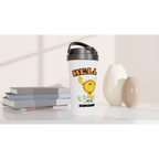 Hello Sunshine - White 15oz Stainless Steel Travel Mug Travel Mug Globally Fulfilled Retro Summer
