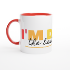 I'm Doing The Best I Can - White 11oz Ceramic Mug with Colour Inside Colour 11oz Mug Globally Fulfilled Motivation