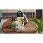 Take Your Time, Have A Coffee - White 15oz Stainless Steel Travel Mug Travel Mug Coffee Globally Fulfilled