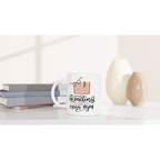 Reading Is Dreaming With Open Eyes - White 11oz Ceramic Mug White 11oz Mug Globally Fulfilled Reading