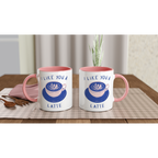 I Like You A Latte - White 11oz Ceramic Mug with Colour Inside Colour 11oz Mug Coffee Globally Fulfilled Love