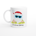 Christmas Baking - White 11oz Ceramic Mug White 11oz Ceramic Mug Christmas Mug Globally Fulfilled