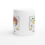 Cassette, Life's Got Me In A Spin -White 11oz Ceramic Mug White 11oz Mug animal Globally Fulfilled Music Retro