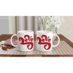 Love - White 11oz Ceramic Mug White 11oz Mug Globally Fulfilled Love