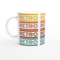 Retro - White 11oz Ceramic Mug White 11oz Ceramic Mug White 11oz Mug Globally Fulfilled Retro