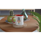 Read Books, Change The World - White 11oz Ceramic Mug with Colour Inside Colour 11oz Mug Globally Fulfilled Reading