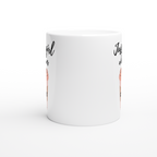 Just A Girl Who Loves Coffee - White 11oz Ceramic Mug White 11oz Mug Coffee Globally Fulfilled