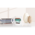 Vacation Time - White 11oz Ceramic Mug White 11oz Mug Globally Fulfilled Summer