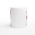 HOt HOt HOt - White 11oz Ceramic Mug Christmas Mug Globally Fulfilled