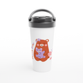 Mama Bear - White 15oz Stainless Steel Travel Mug White 15oz Stainless Steel Travel Mug Travel Mug Globally Fulfilled Mum
