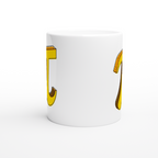 Pi - White 11oz Ceramic Mug White 11oz Mug Globally Fulfilled Maths Science