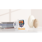 It Might Be Time To Rewind - White 11oz Ceramic Mug White 11oz Mug Globally Fulfilled Music Retro