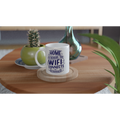 Home Is Where The WIFI Connects Automatically White 11oz Ceramic Mug White 11oz Ceramic Mug White 11oz Mug Globally Fulfilled Tech
