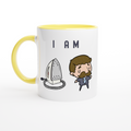 I Am Ironing Man - White 11oz Ceramic Mug with Colour Inside ceramic yellow Colour 11oz Mug Funny Globally Fulfilled