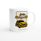 Live The Vintage Life - White 11oz Ceramic Mug White 11oz Mug Globally Fulfilled Retro