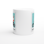 Here Comes Santa Claus - White 11oz Ceramic Mug Christmas Mug Globally Fulfilled