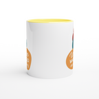 Women Who Read Are Dangerous - White 11oz Ceramic Mug with Colour Inside Colour 11oz Mug Globally Fulfilled Reading