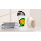 Here Comes The Sun - White 15oz Stainless Steel Travel Mug Travel Mug Globally Fulfilled Retro Summer