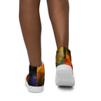 I Need Some Space - Women’s high top canvas shoes Womens High Top Shoes Outside Australia Printed Offshore