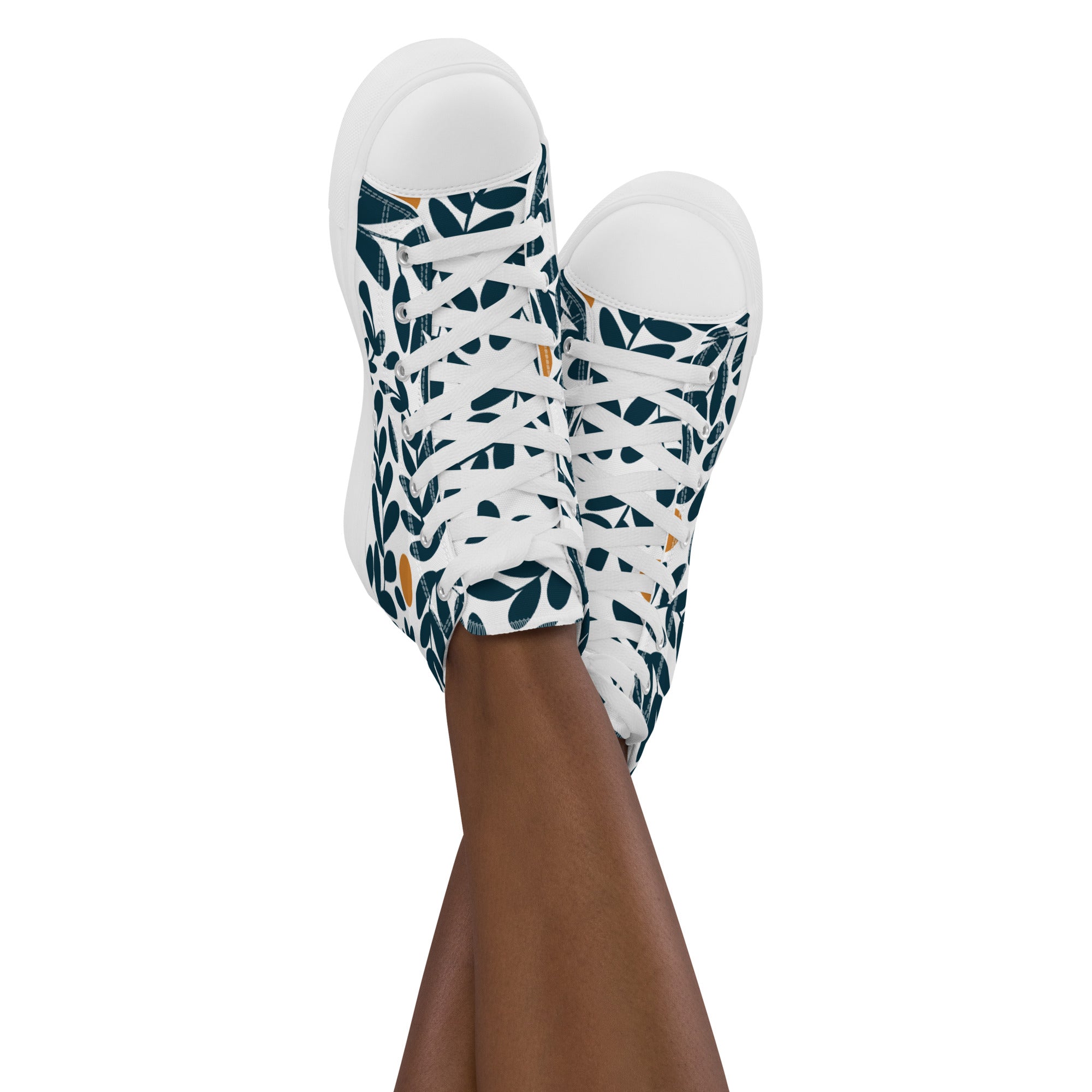 Foliage - Women’s high top canvas shoes 12 Womens High Top Shoes Outside Australia Printed Offshore