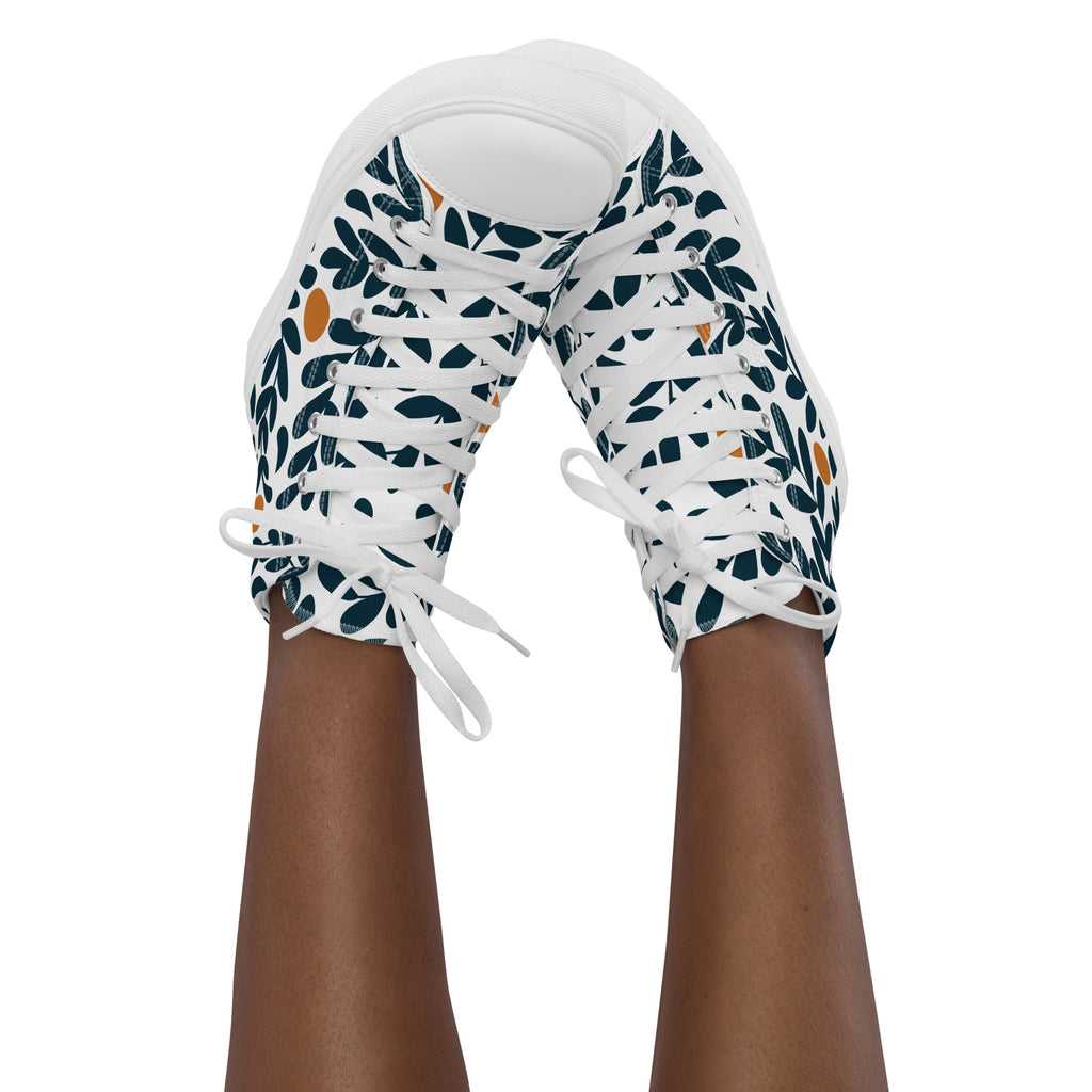 Foliage - Women’s high top canvas shoes Womens High Top Shoes Outside Australia Printed Offshore