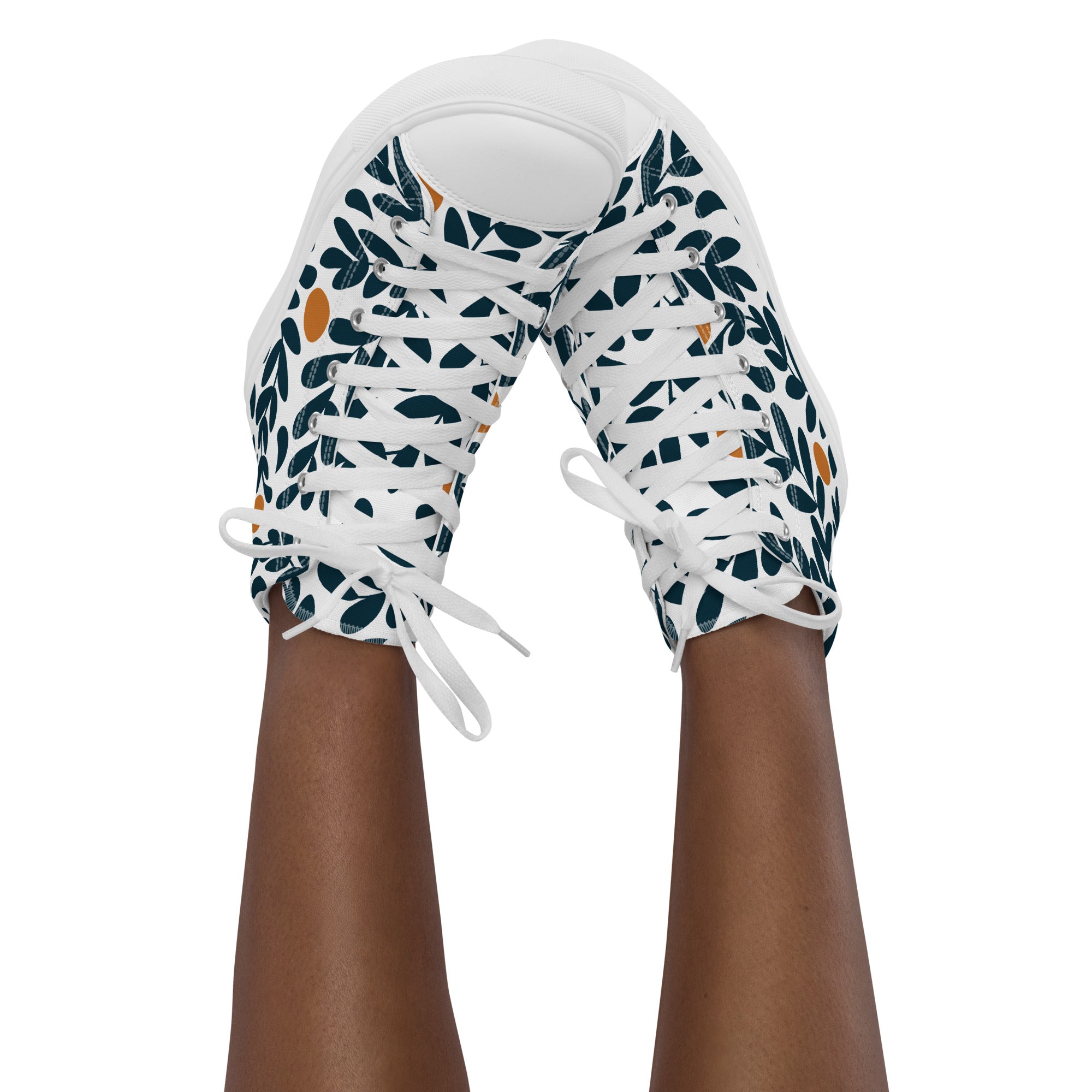 Foliage - Women’s high top canvas shoes Womens High Top Shoes Outside Australia Printed Offshore
