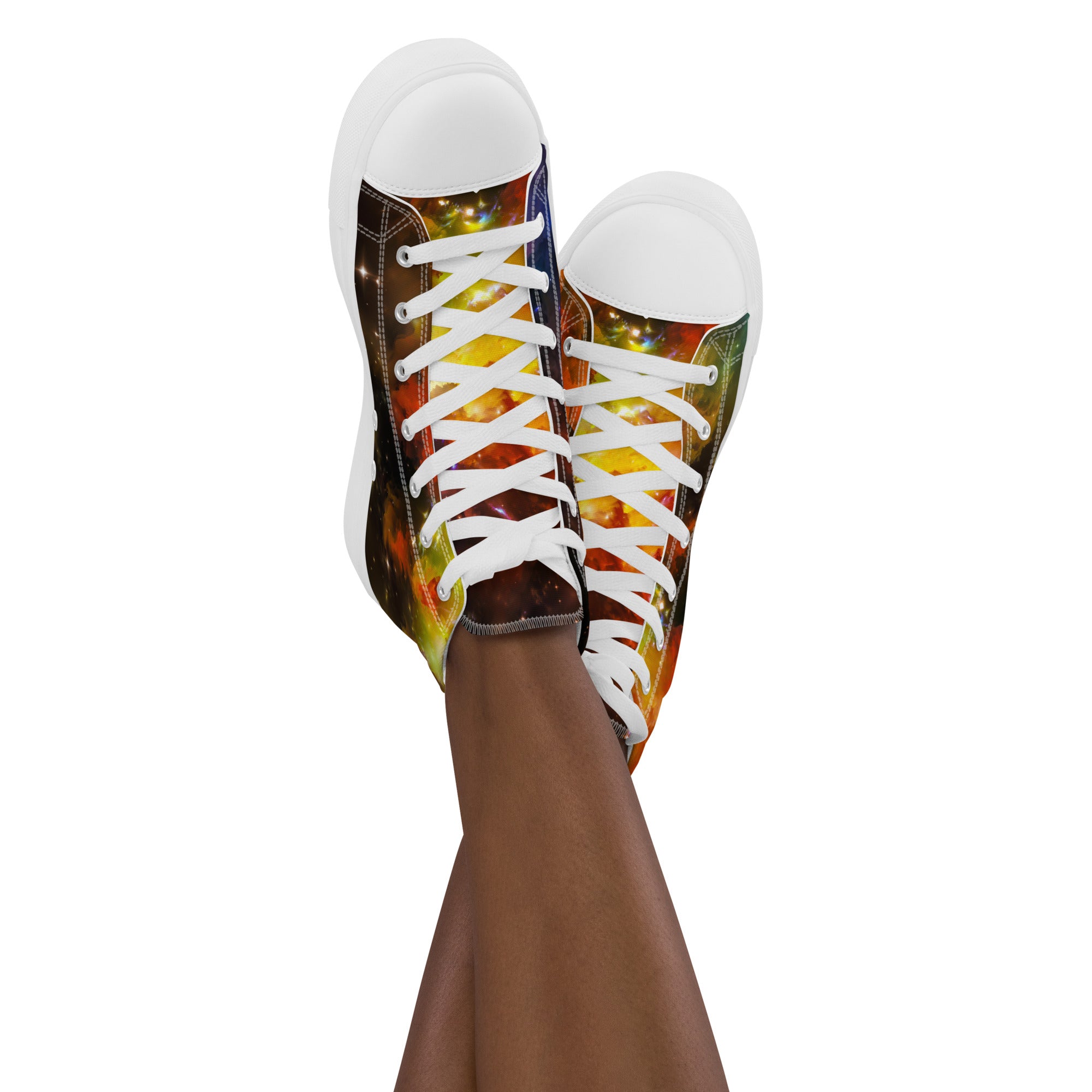 I Need Some Space - Women’s high top canvas shoes Womens High Top Shoes Outside Australia Printed Offshore