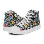 Trippy - Women’s high top canvas shoes Womens High Top Shoes Outside Australia Printed Offshore