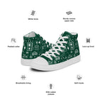 All The Music - Women’s high top canvas shoes Womens High Top Shoes Outside Australia Printed Offshore