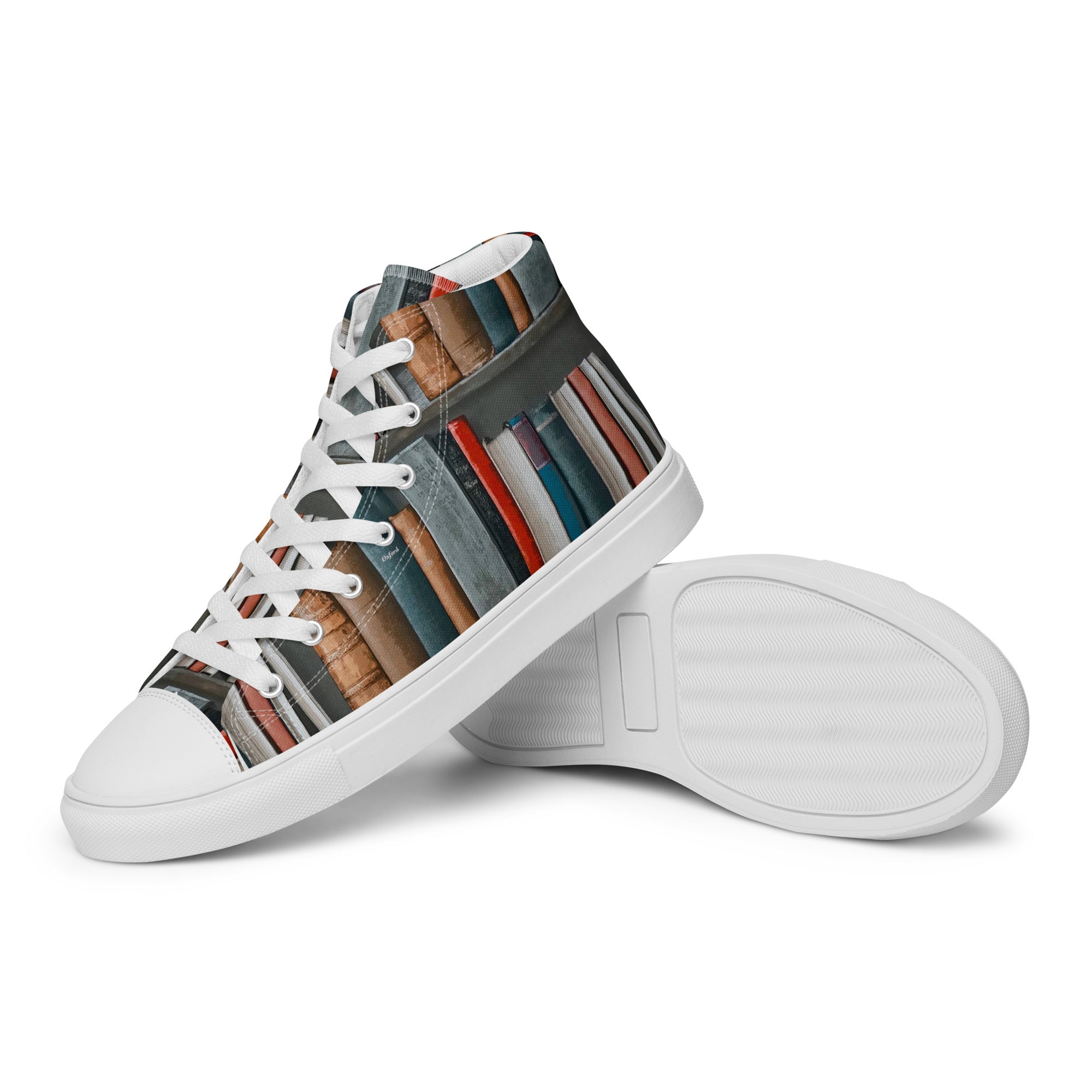 Books - Women’s high top canvas shoes Womens High Top Shoes Outside Australia Printed Offshore
