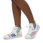 Arcs - Women’s high top canvas shoes Womens High Top Shoes Outside Australia Printed Offshore