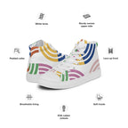 Arcs - Women’s high top canvas shoes Womens High Top Shoes Outside Australia Printed Offshore