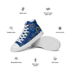 Atoms - Women’s high top canvas shoes Womens High Top Shoes Outside Australia Printed Offshore