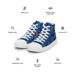 Atoms - Women’s high top canvas shoes Womens High Top Shoes Outside Australia Printed Offshore