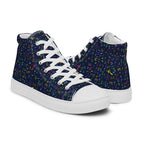 Music Notes - Women’s high top canvas shoes Womens High Top Shoes Outside Australia Printed Offshore