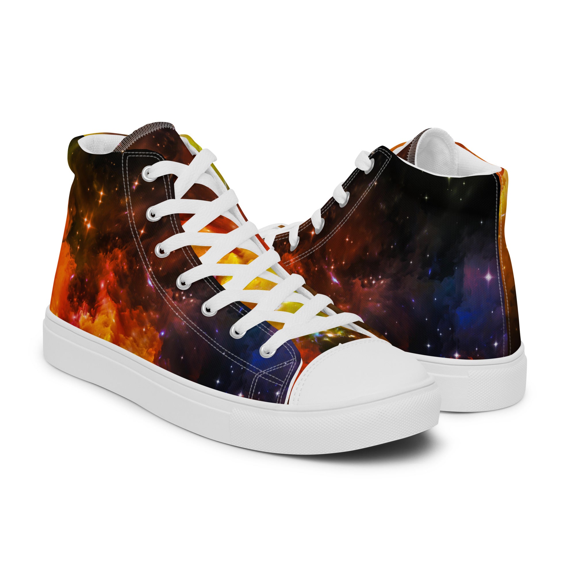 I Need Some Space - Women’s high top canvas shoes Womens High Top Shoes Outside Australia Printed Offshore