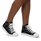 Equations - Women’s high top canvas shoes Womens High Top Shoes Outside Australia Printed Offshore