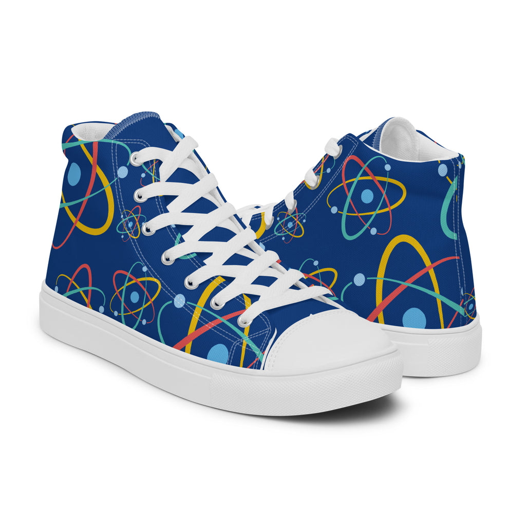 Atoms - Women’s high top canvas shoes Womens High Top Shoes Outside Australia Printed Offshore