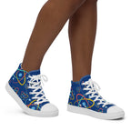 Atoms - Women’s high top canvas shoes Womens High Top Shoes Outside Australia Printed Offshore