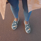 Foliage - Women’s slip-on canvas shoes Womens Slip On Shoes Printed Offshore