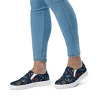 Squiggles - Women’s slip-on canvas shoes Womens Slip On Shoes Printed Offshore