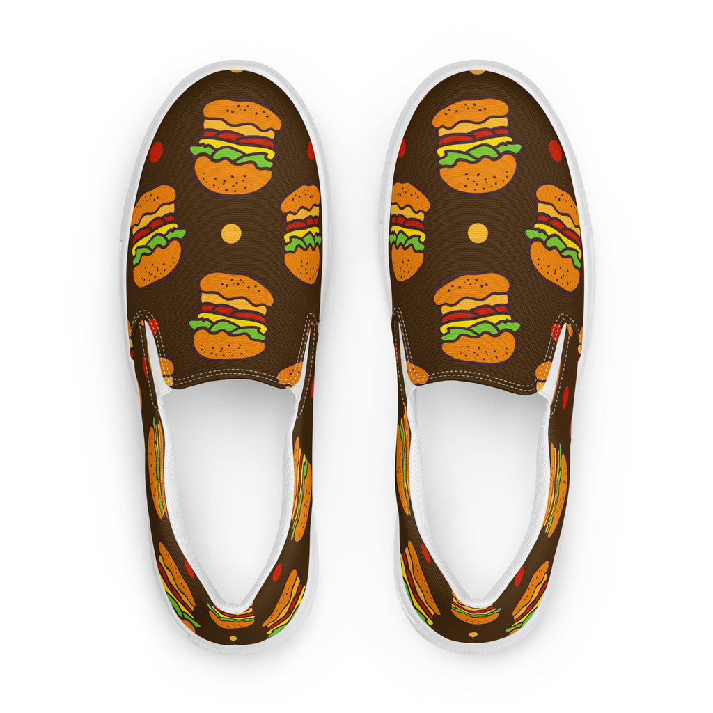 Burgers - Women’s slip-on canvas shoes Womens Slip On Shoes Printed Offshore