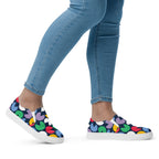 Hungry Circles - Women’s slip-on canvas shoes Womens Slip On Shoes Printed Offshore